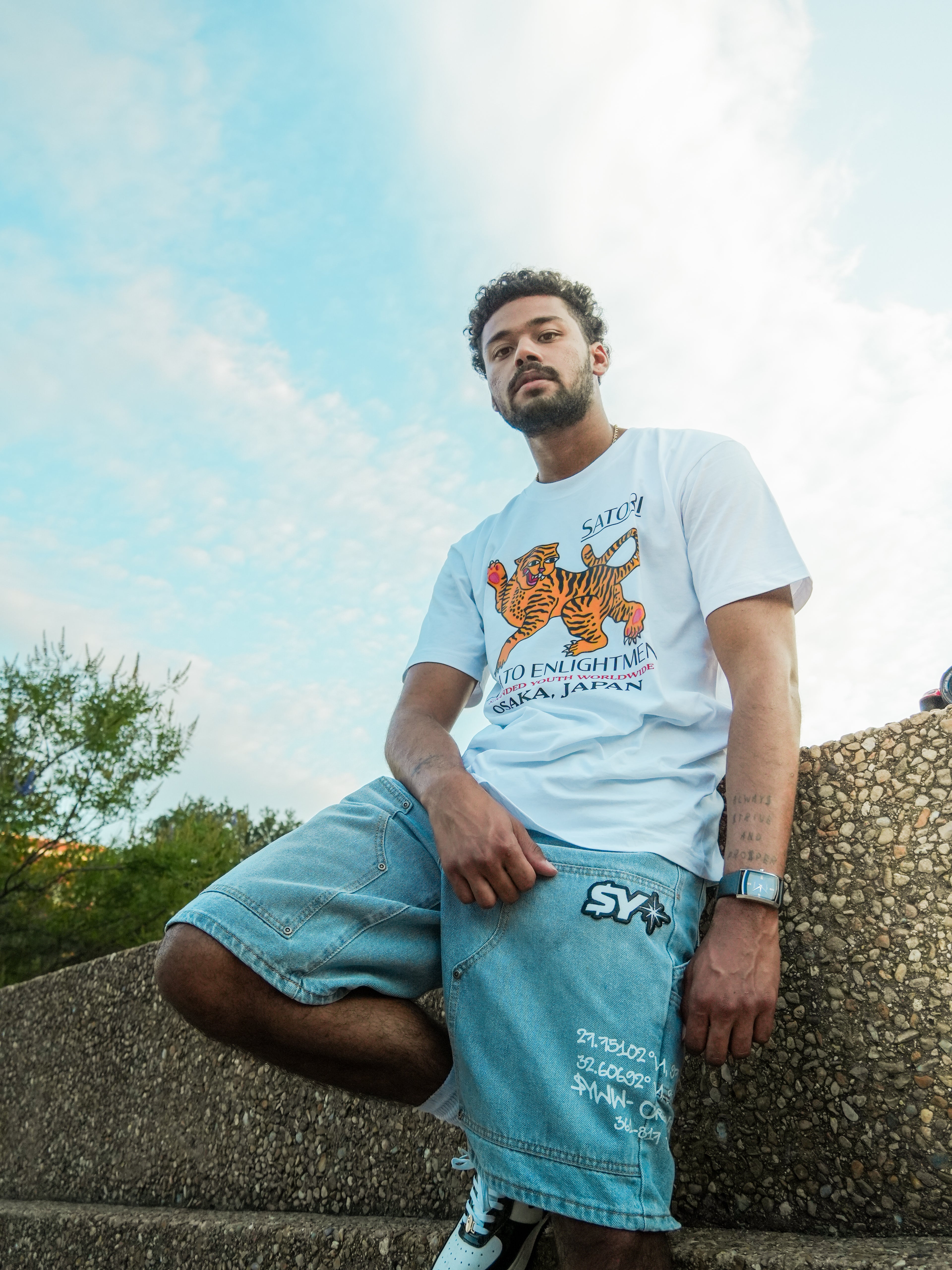 Carpenter Blue Jean Shorts