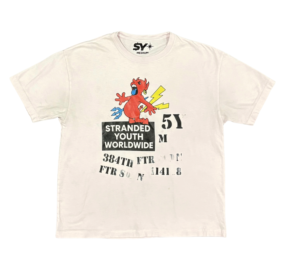 Red Guardian T-Shirt - Faded Pink